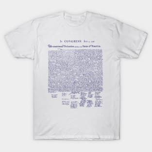 1776 American Declaration of Independence T-Shirt